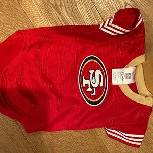 Baby 49ers Jersey size 3-6 mo